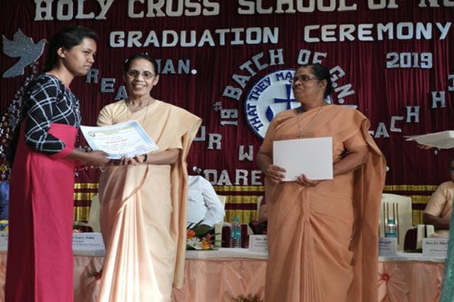 Holy Cross College of Nursing Chamarajnagar Graduation Ceremony - 2019 photo 4
